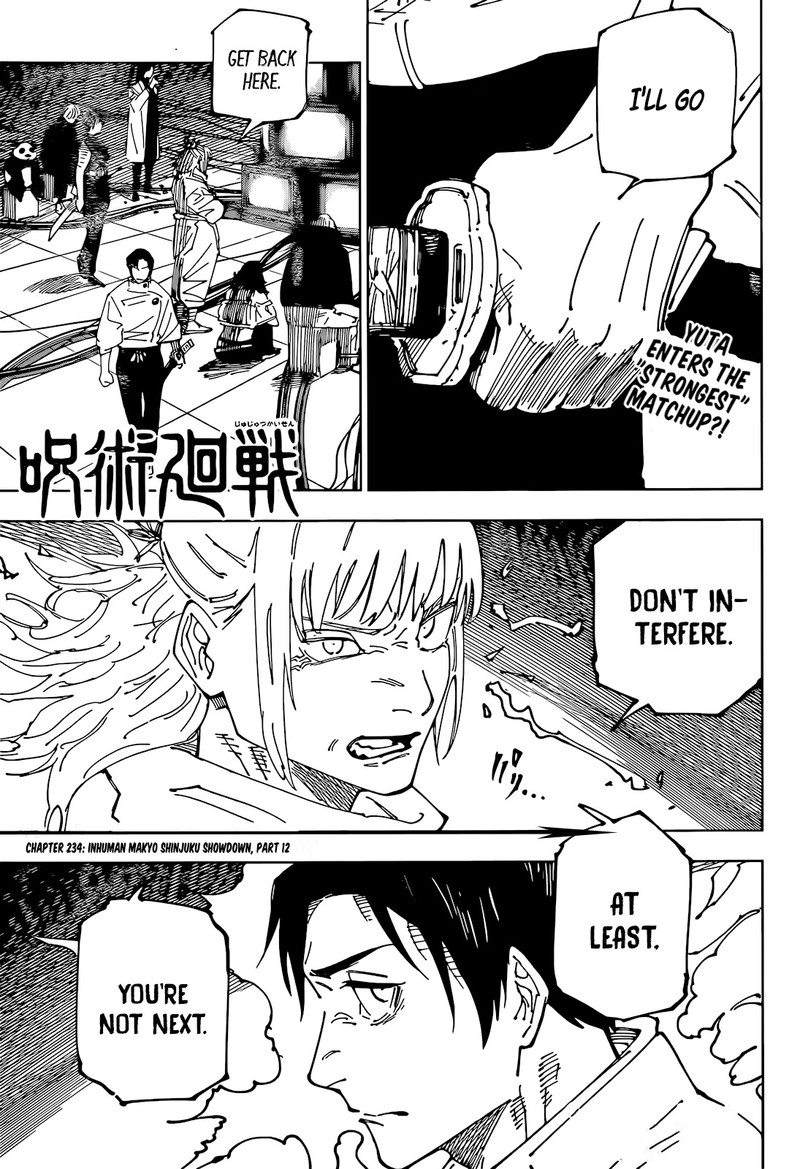 Jujutsu Kaisen Chapter 234 image 01